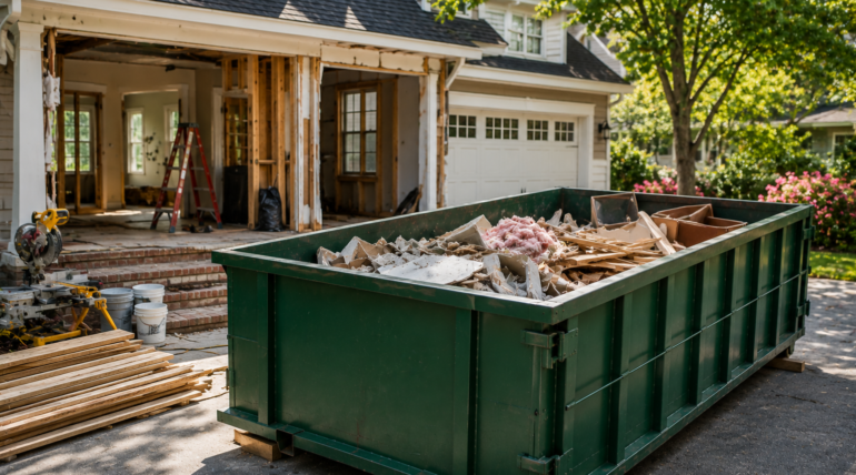 Planning a Home Renovation? Here Is How a Dumpster Keeps It Moving